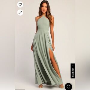 Lulu’s bridesmaids dress in sage green. Wore once to wedding.
